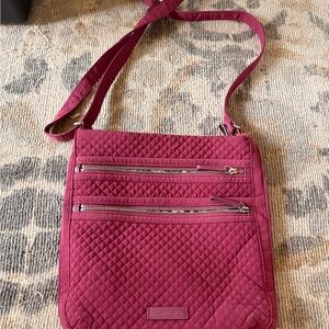 Vera Bradley Pink Quilted Crossbody Bag
